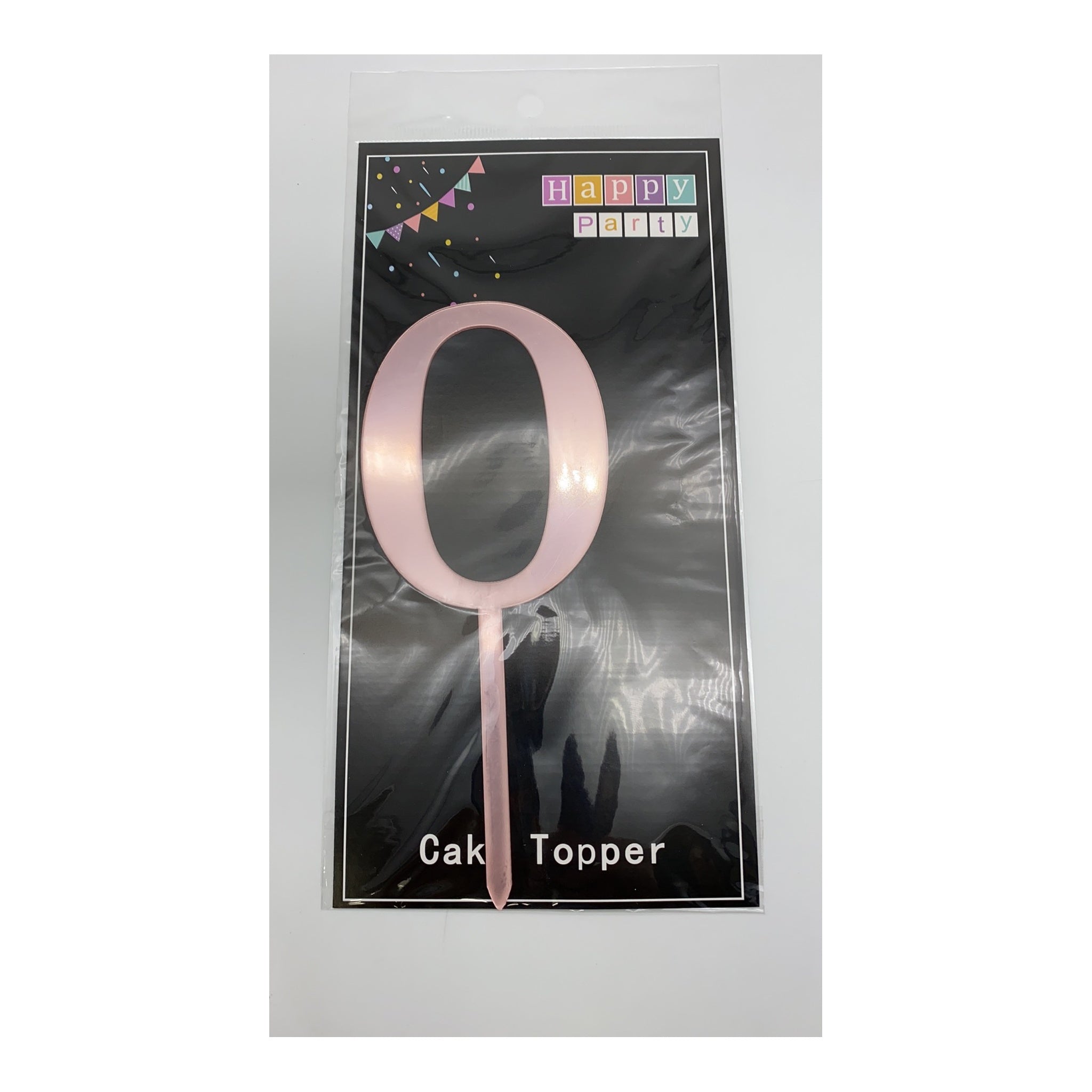 Cake Topper R/Gold #0 , Inner 20 pcs